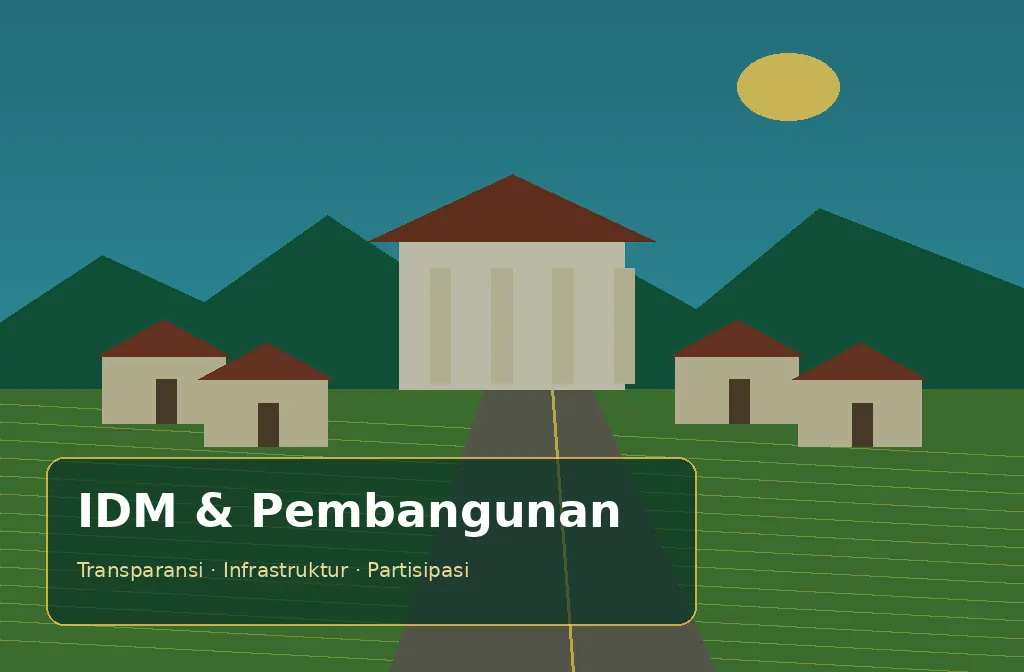 Ilustrasi IDM & Pembangunan Desa Sidodadi
