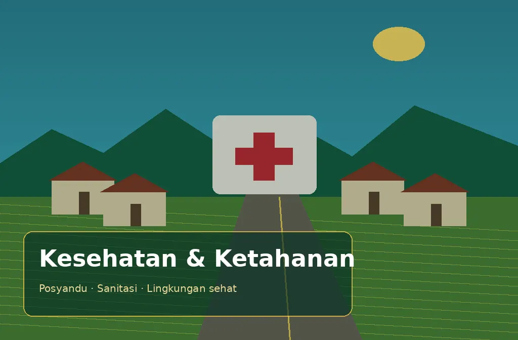 Ilustrasi Kesehatan & Ketahanan Warga Sidodadi