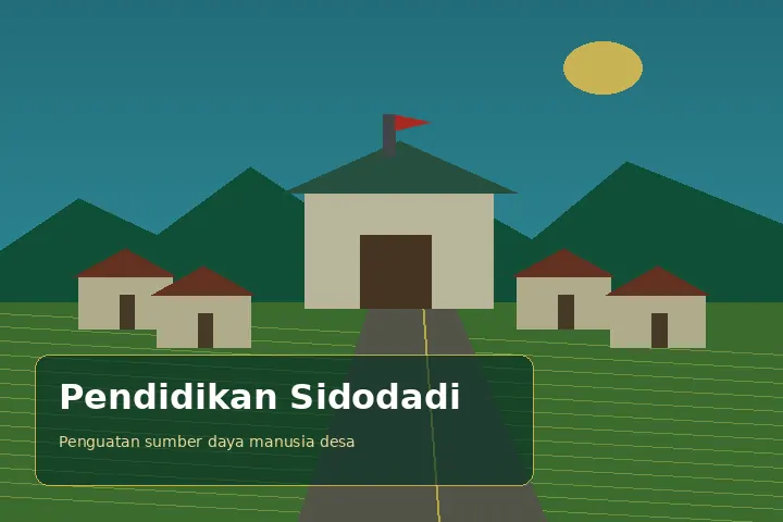 Ilustrasi pendidikan Sidodadi