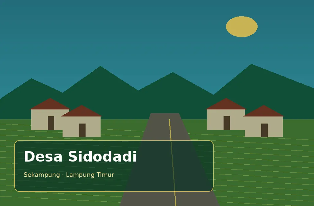 Ilustrasi data Desa Sidodadi